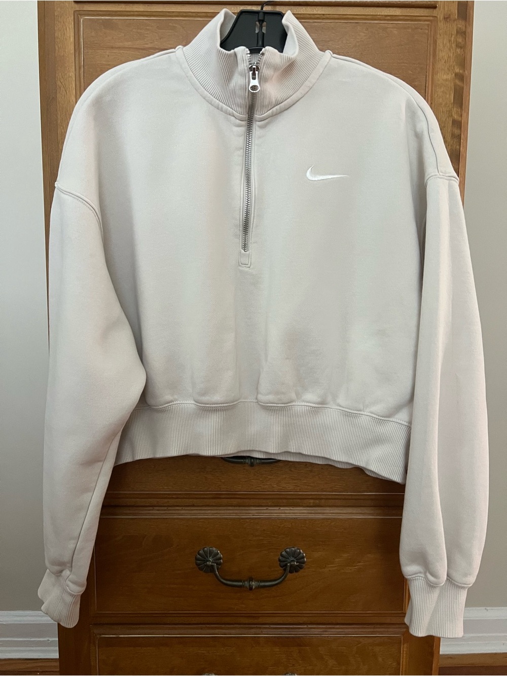 Nike Women's Sportswear Phoenix 1/2-Zip Crop Sweatshirt